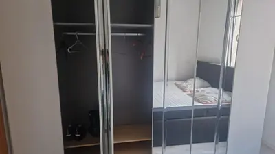 Ein Bett oder Betten in einem Zimmer der Unterkunft Gemütliches Apartment
