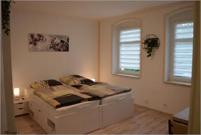Ein Bett oder Betten in einem Zimmer der Unterkunft Apartment Misena