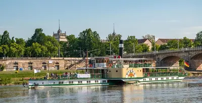 Blick auf einen Fluss in der Nähe der Ferienwohnung