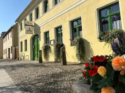 Das Gebäude in dem sich die Ferienwohnung befindet