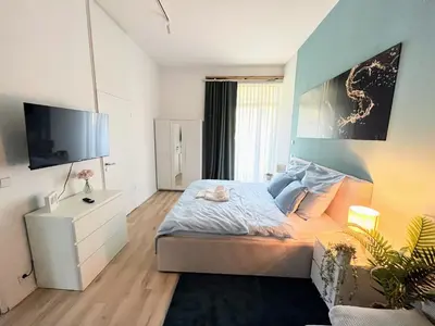 TV/Unterhaltungsangebot in der Unterkunft Relax Suite am Waldschlösschen Dresden