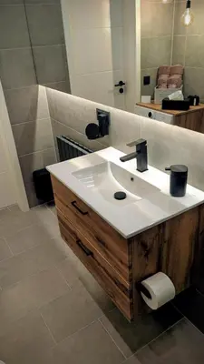 Ein Badezimmer in der Unterkunft StayFine - smartes Design Apartment am Uni Campus