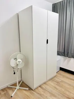 Ein Bett oder Betten in einem Zimmer der Unterkunft Zimmervermietung Rochlitz
