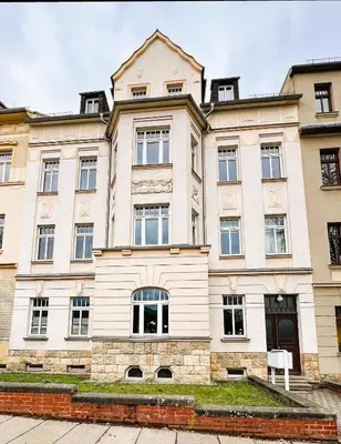Das Gebäude in dem sich die Ferienwohnung befindet