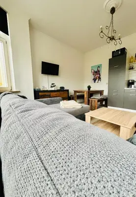 TV/Unterhaltungsangebot in der Unterkunft Gemütliches Altbauapartment I
