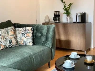 Ein Sitzbereich in der Unterkunft Apartment in Grimma mit 2 Schlafzimmer