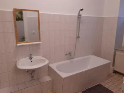 Ein Badezimmer in der Unterkunft Monteurswohnung Place2Stay