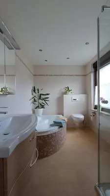 Ein Badezimmer in der Unterkunft Ferienwohnung 
