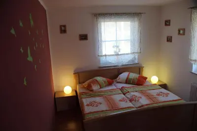 Ein Bett oder Betten in einem Zimmer der Unterkunft Apartment in Dorfchemnitz bei Sayda 3110