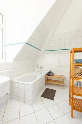 Ein Badezimmer in der Unterkunft Moderne Gemütliche Wohnung