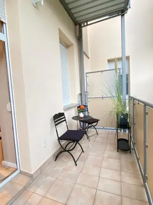 Ein Balkon oder eine Terrasse in der Unterkunft K2-Project - Dschungel-Abenteuer