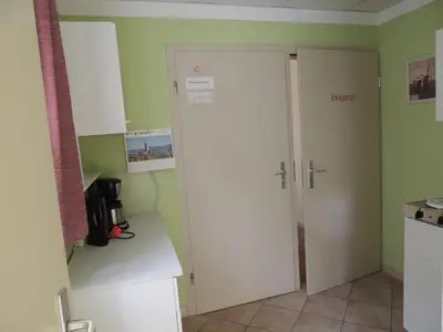 Küche/Küchenzeile in der Unterkunft Ferienwohnung Nr. 2 