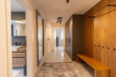 Ein Bett oder Betten in einem Zimmer der Unterkunft Grafschafft angenehmes wohnen - 2 Schlafzimmer I Tiefgarage I Balkon