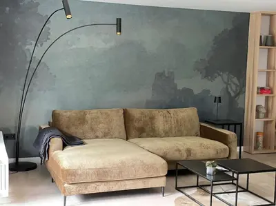 Ein Sitzbereich in der Unterkunft Grafschafft angenehmes wohnen - 2 Schlafzimmer I Tiefgarage I Balkon