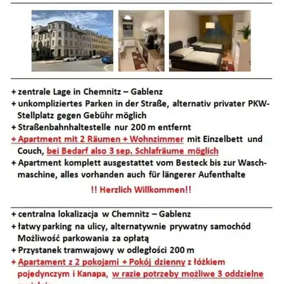 Gablenz - Apartments - ideal für bis zu 5 Pers