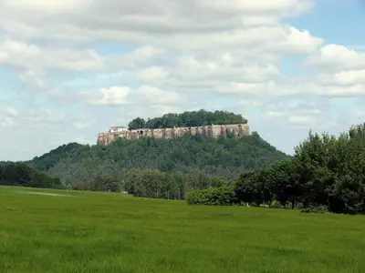 Naturlandschaft in der Nähe des Ferienhauses