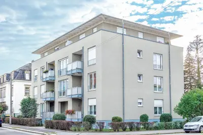 Das Gebäude in dem sich die Ferienwohnung befindet