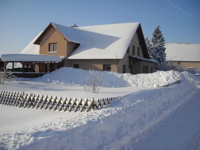 Ferienwohnung Gisela Kästner Stolpen im Winter