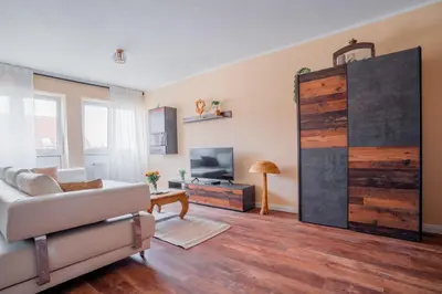 TV/Unterhaltungsangebot in der Unterkunft Apartment im Seepark
