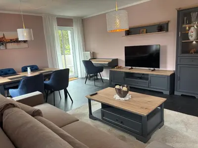 TV/Unterhaltungsangebot in der Unterkunft Apartment im Elbtal Meißen-Dresden