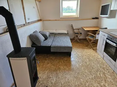 Küche/Küchenzeile in der Unterkunft Unterkunft , Ferienwohnung auf dem Land, Monteurswohnung