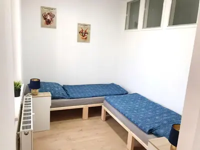 Ein Bett oder Betten in einem Zimmer der Unterkunft Apartment in Meißen near Dresden