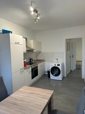 Küche/Küchenzeile in der Unterkunft Linda Ninh Apartment
