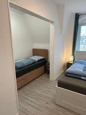 Ein Bett oder Betten in einem Zimmer der Unterkunft Linda Ninh Apartment