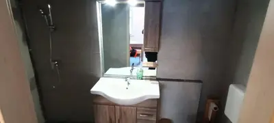 Ein Badezimmer in der Unterkunft Roßweiner Hof