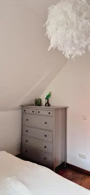 Ein Bett oder Betten in einem Zimmer der Unterkunft Villa Wundervoll