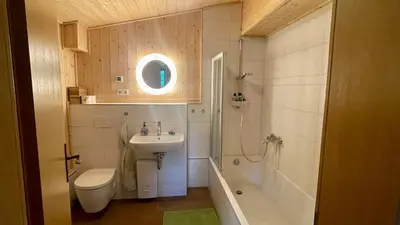 Ein Badezimmer in der Unterkunft Haus Pawi