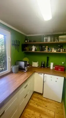 Küche/Küchenzeile in der Unterkunft Haus Pawi