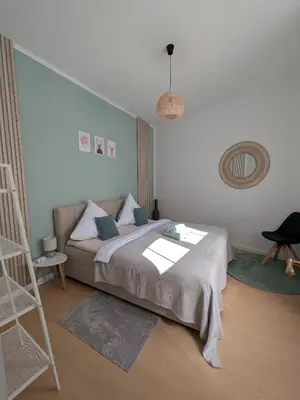 Ein Bett oder Betten in einem Zimmer der Unterkunft Appartement Napoleon