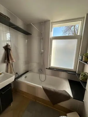 Ein Badezimmer in der Unterkunft Traumdomizile - Wohnung am grünen Stadtrand