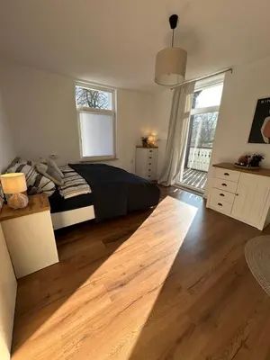 Küche/Küchenzeile in der Unterkunft Traumdomizile - Wohnung am grünen Stadtrand