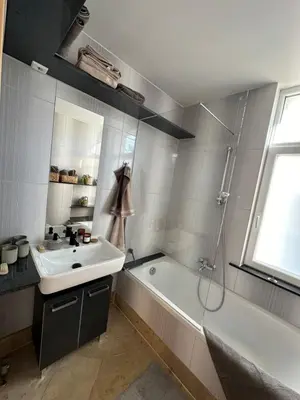 Ein Badezimmer in der Unterkunft Traumdomizile - Wohnung am grünen Stadtrand