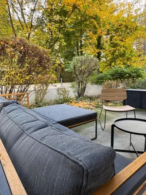 Ein Sitzbereich in der Unterkunft Sweet Home Dresden Blasewitz one