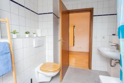 Ein Badezimmer in der Unterkunft Pretty Home Skyline Work & Stay