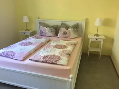 Ein Bett oder Betten in einem Zimmer der Unterkunft Weingut Martin Schwarz