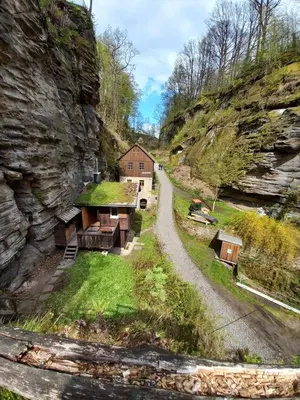 Naturlandschaft in der Nähe der Ferienwohnung