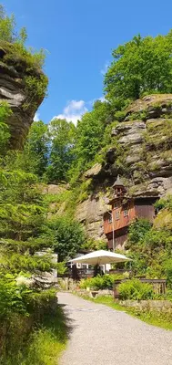 Naturlandschaft in der Nähe der Ferienwohnung