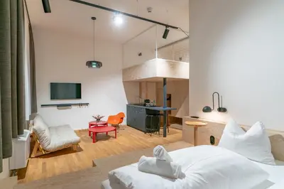TV/Unterhaltungsangebot in der Unterkunft fabrik studio apartments