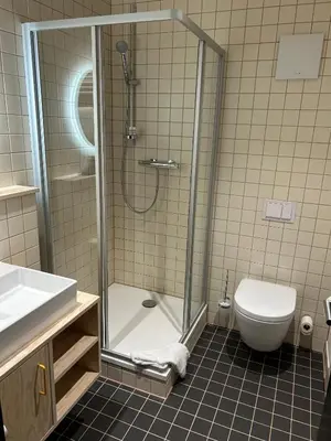 Ein Badezimmer in der Unterkunft fabrik studio apartments