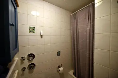 Ein Badezimmer in der Unterkunft Ferienwohnung Dresden Elbe