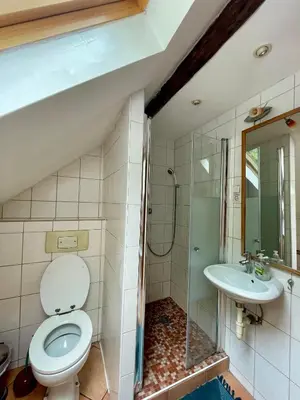 Ein Badezimmer in der Unterkunft Ferienhaus-Elisabeth Bungalow-Tom Bungalow-Peter
