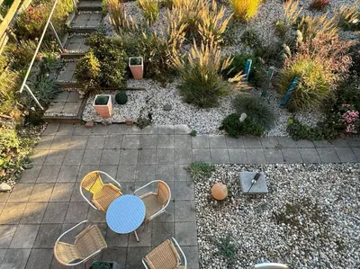 Ein Garten an der Unterkunft Moritzburg Loftwohnung