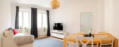 TV/Unterhaltungsangebot in der Unterkunft Ruhige Wohnung auf dem Sonnenstein