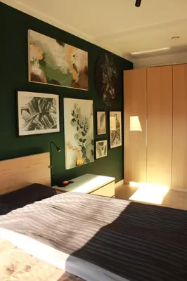 Ein Bett oder Betten in einem Zimmer der Unterkunft 3 Raum Businessapartment in der Kulturhauptstadt 2025 #Kaffeevollautomat #65 Zoll TV mit Surround Soundanlage