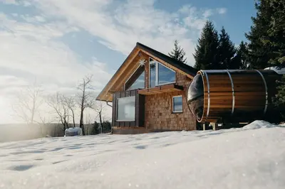 Altenberg - Haus an der Loipe im Winter