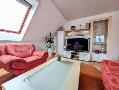 TV/Unterhaltungsangebot in der Unterkunft Schöne 2-Raumwohnung inklusive Infrarot-Wärmekabine